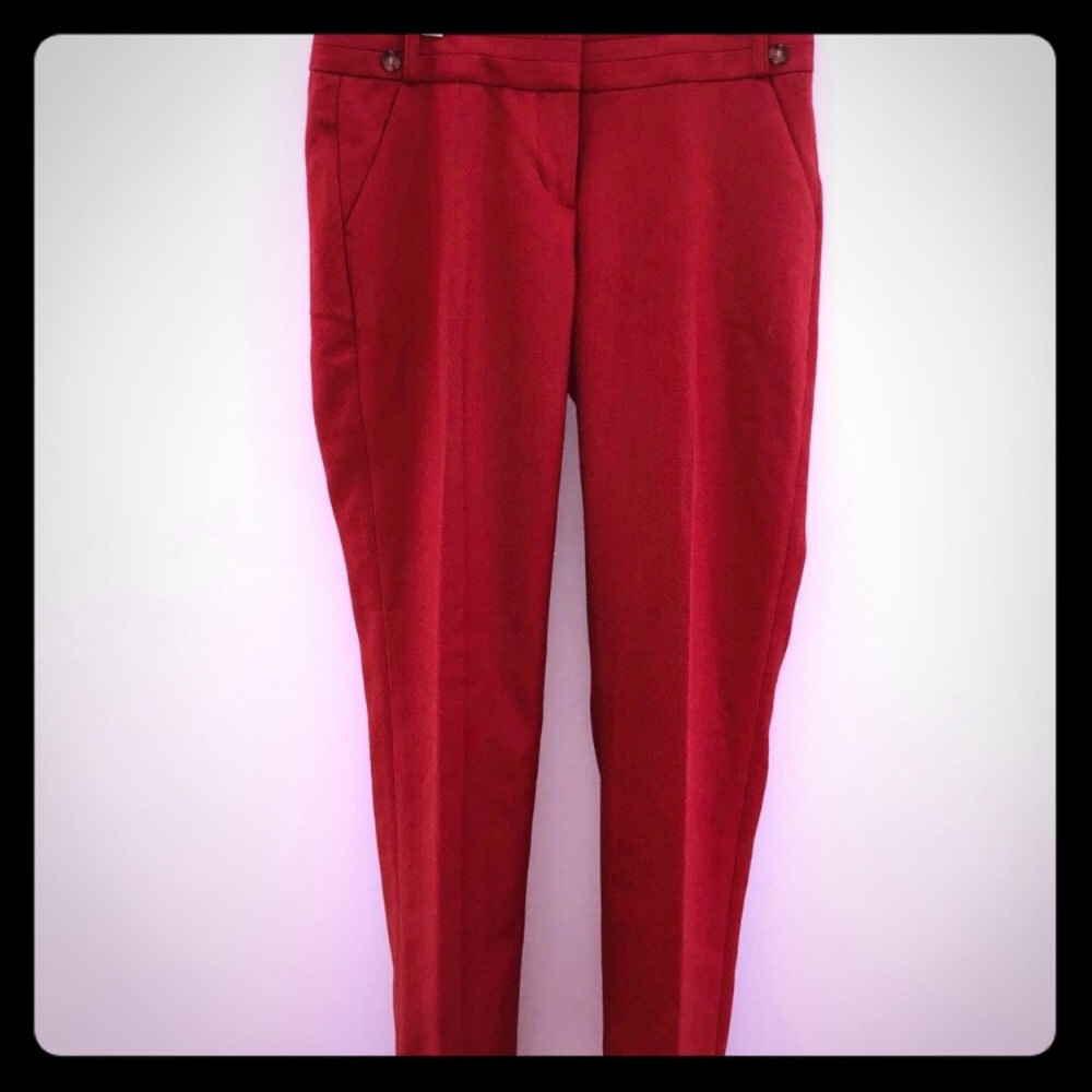 Red Loft Cropped Pants ❤️